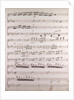 Handwritten sheet music by Anonymous