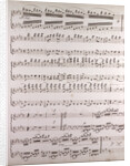 Handwritten sheet music by Anonymous