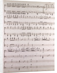 Handwritten sheet music, allegro con moto by Anonymous