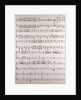 Handwritten sheet music, allegro con moto by Anonymous