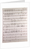 Handwritten sheet music, allegro con moto by Anonymous