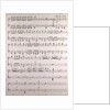 Handwritten sheet music, allegro con moto by Anonymous