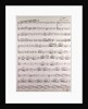 Handwritten sheet music, allegro con moto by Anonymous