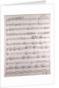 Handwritten sheet music, allegro con moto by Anonymous