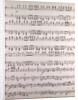Handwritten sheet music by Anonymous