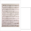 Handwritten sheet music by Anonymous