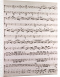 Handwritten sheet music by Anonymous