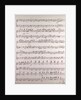 Handwritten sheet music by Anonymous