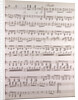 Handwritten sheet music, presto by Anonymous