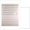 Handwritten sheet music by Anonymous