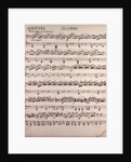 Handwritten sheet music, sonatina seconda, moderato e con amore, dolce legato by Anonymous