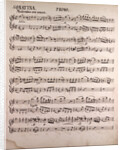 Handwritten sheet music, sonatina primo, moderato e con amore, dolce by Anonymous