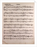 Handwritten sheet music, sonatina primo, moderato e con amore, dolce by Anonymous