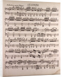 Handwritten sheet music, andantino quasi adagio by Anonymous