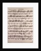 Handwritten sheet music, andantino quasi adagio by Anonymous