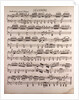 Handwritten sheet music, andantino quasi adagio by Anonymous