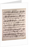 Handwritten sheet music, andantino quasi adagio by Anonymous