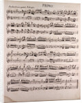 Handwritten sheet music, andantino quasi adagio by Anonymous