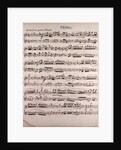Handwritten sheet music, andantino quasi adagio by Anonymous