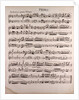 Handwritten sheet music, andantino quasi adagio by Anonymous
