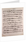 Handwritten sheet music, andantino quasi adagio by Anonymous