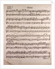 Handwritten sheet music by Anonymous