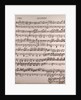 Handwritten sheet music, trio secondo by Anonymous
