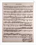 Handwritten sheet music, trio secondo by Anonymous