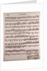 Handwritten sheet music, trio secondo by Anonymous