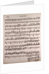 Handwritten sheet music, trio secondo by Anonymous