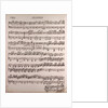 Handwritten sheet music, trio secondo by Anonymous