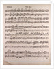 Handwritten sheet music by Anonymous