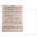 Handwritten sheet music by Anonymous