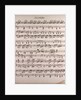 Handwritten sheet music by Anonymous