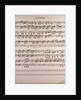 Handwritten sheet music by Anonymous