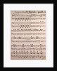 Ouverture of the Opera Die Montecchi and apuletti from Bellini, handwritten sheet music by Anonymous
