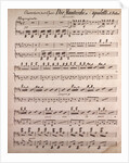 Ouverture of the Opera Die Montecchi and apuletti from Bellini, handwritten sheet music by Anonymous