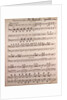 Ouverture of the Opera Die Montecchi and apuletti from Bellini, handwritten sheet music by Anonymous