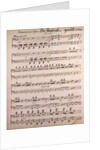 Ouverture of the Opera Die Montecchi and apuletti from Bellini, handwritten sheet music by Anonymous