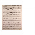 Ouverture of the Opera Die Montecchi and apuletti from Bellini, handwritten sheet music by Anonymous