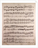 Handwritten sheet music by Anonymous