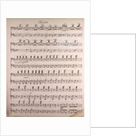 Handwritten sheet music by Anonymous