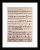 Handwritten sheet music by Anonymous
