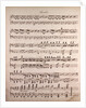 Handwritten sheet music by Anonymous