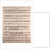 Handwritten sheet music by Anonymous