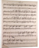 Handwritten sheet music by Anonymous