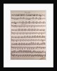 Handwritten sheet music by Anonymous