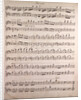 Handwritten sheet music by Anonymous