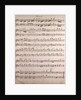 Handwritten sheet music by Anonymous