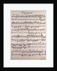 Handwritten sheet music, Hochzeitmarsch, allegro vivace by Anonymous